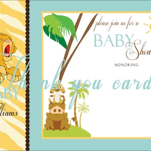 Carte de roi lion Merci