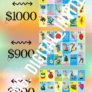 Loteria Board, Loteria, Loteria Tabla, Loteria boards, Tablas de Loteria