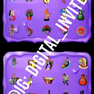 Loteria Board, Loteria, Loteria Tabla, Loteria boards, Tablas de Loteria