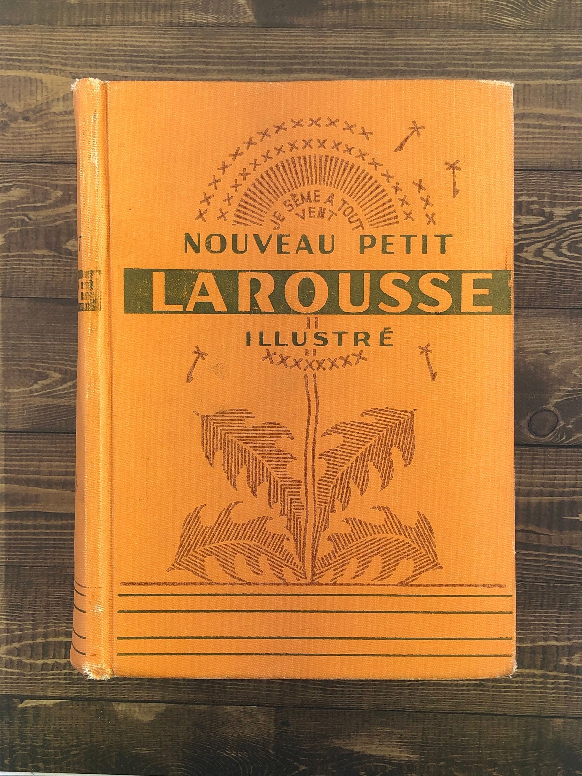 1924 La Nouveau Petit Larousse Illustre Illustrated French Etsy
