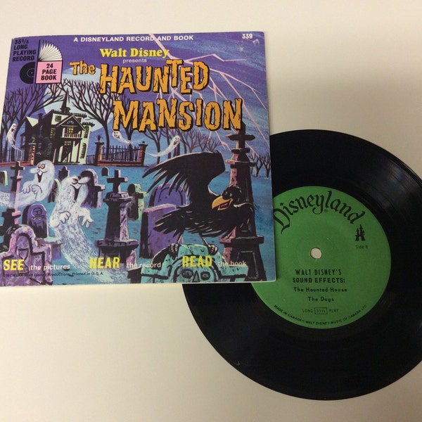 The Haunted Mansion Record and Book