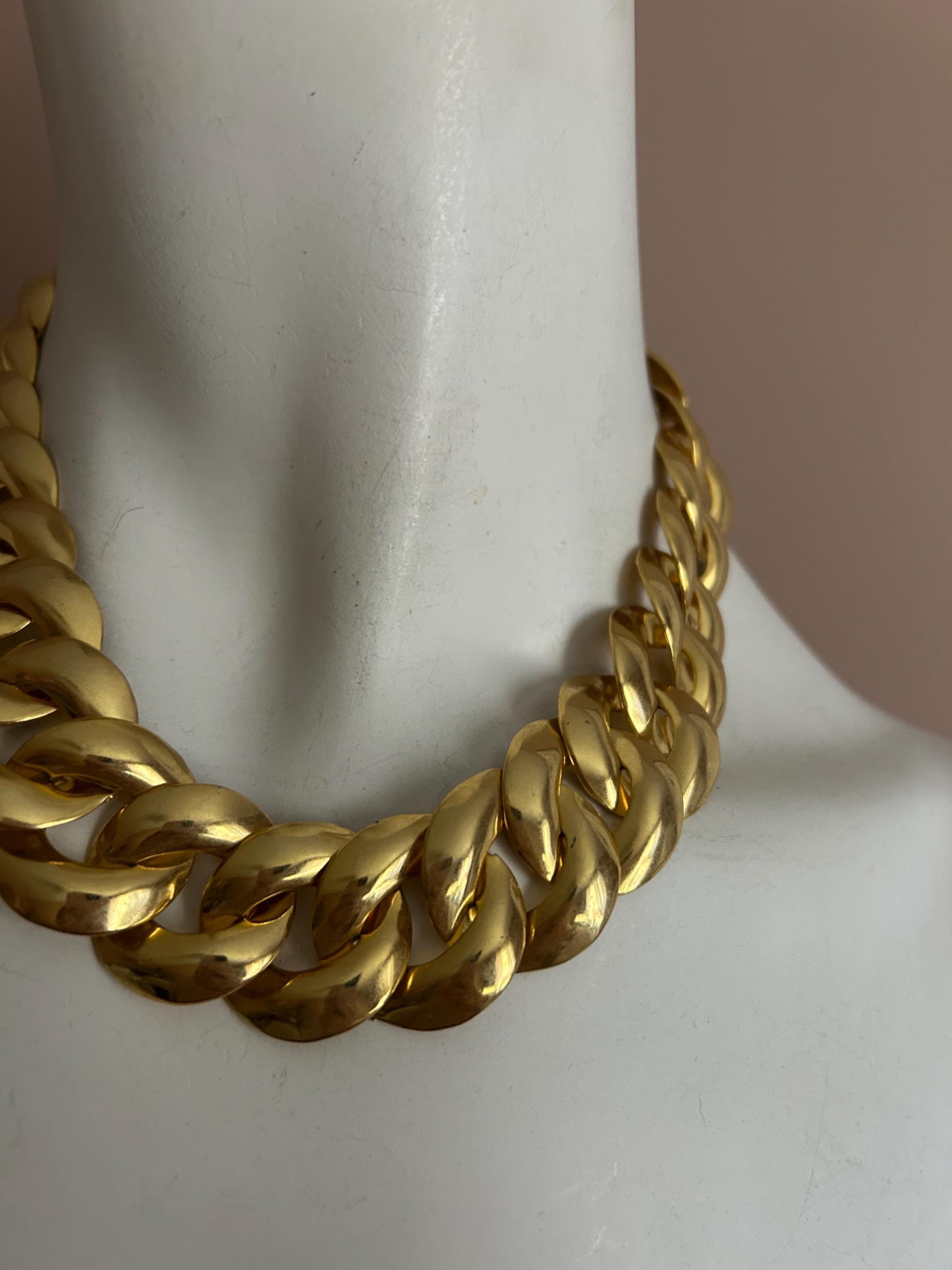 Wide Gold Choker Canada