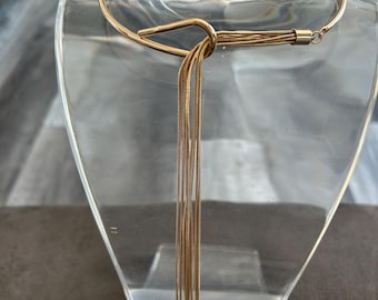 GOLD Choker, Vintage Choker, Schlangen Kette, Goldschmuck, goldene Kette, Weihnachtsgeschenk für Sie, Statement Kette