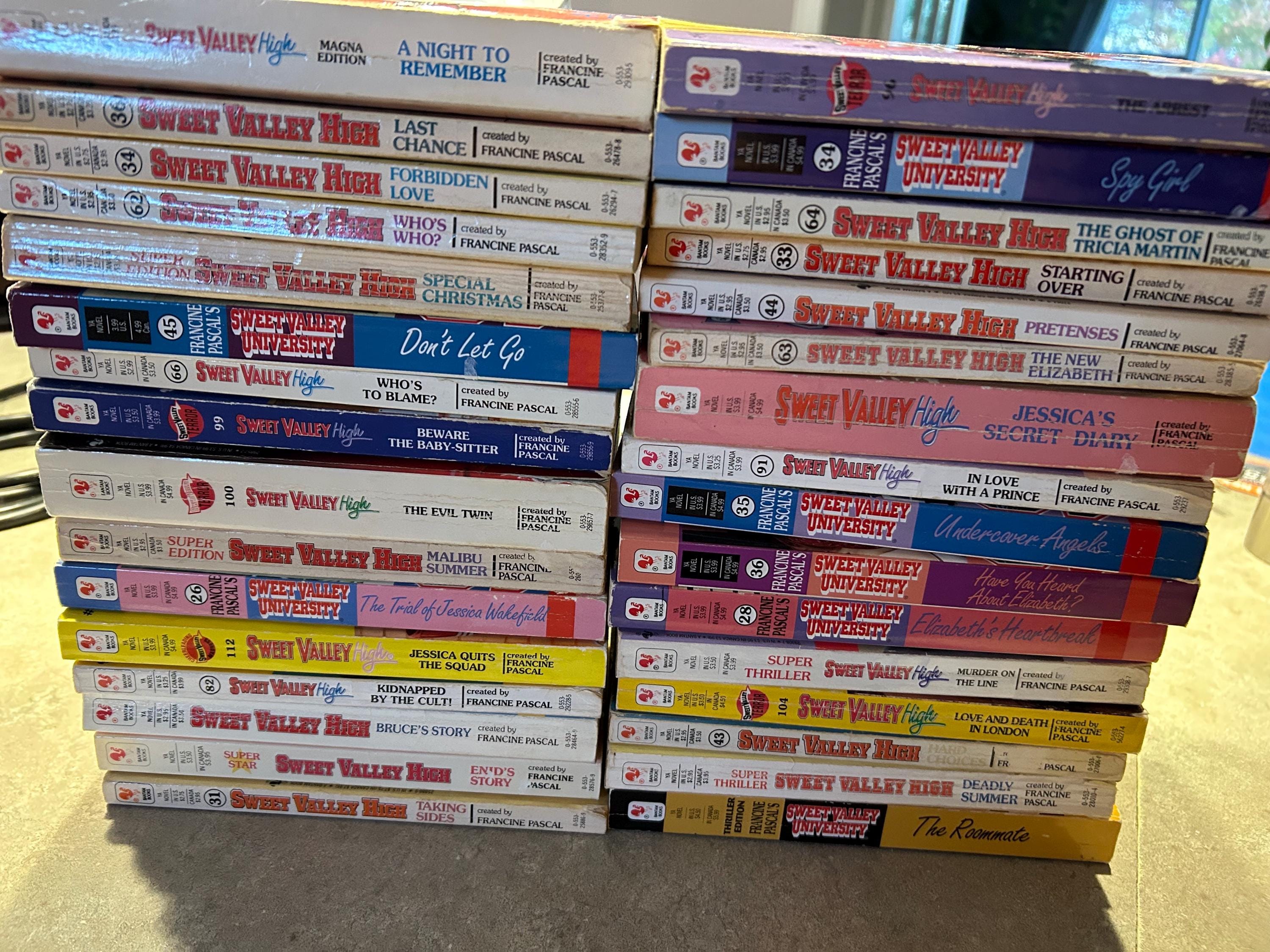 Sweet Valley High Book Set: Vintage Teen Paperback Collection
