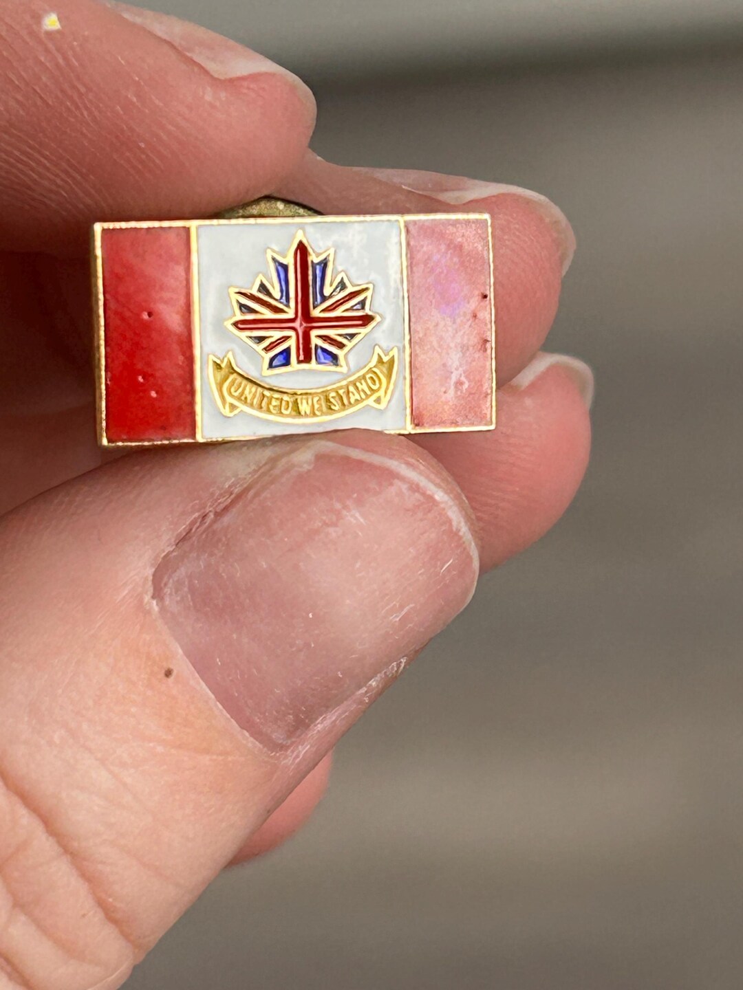 Canadian Flag Pin, Canada Day Gift, Gift for Him, Military Hat Pin ...