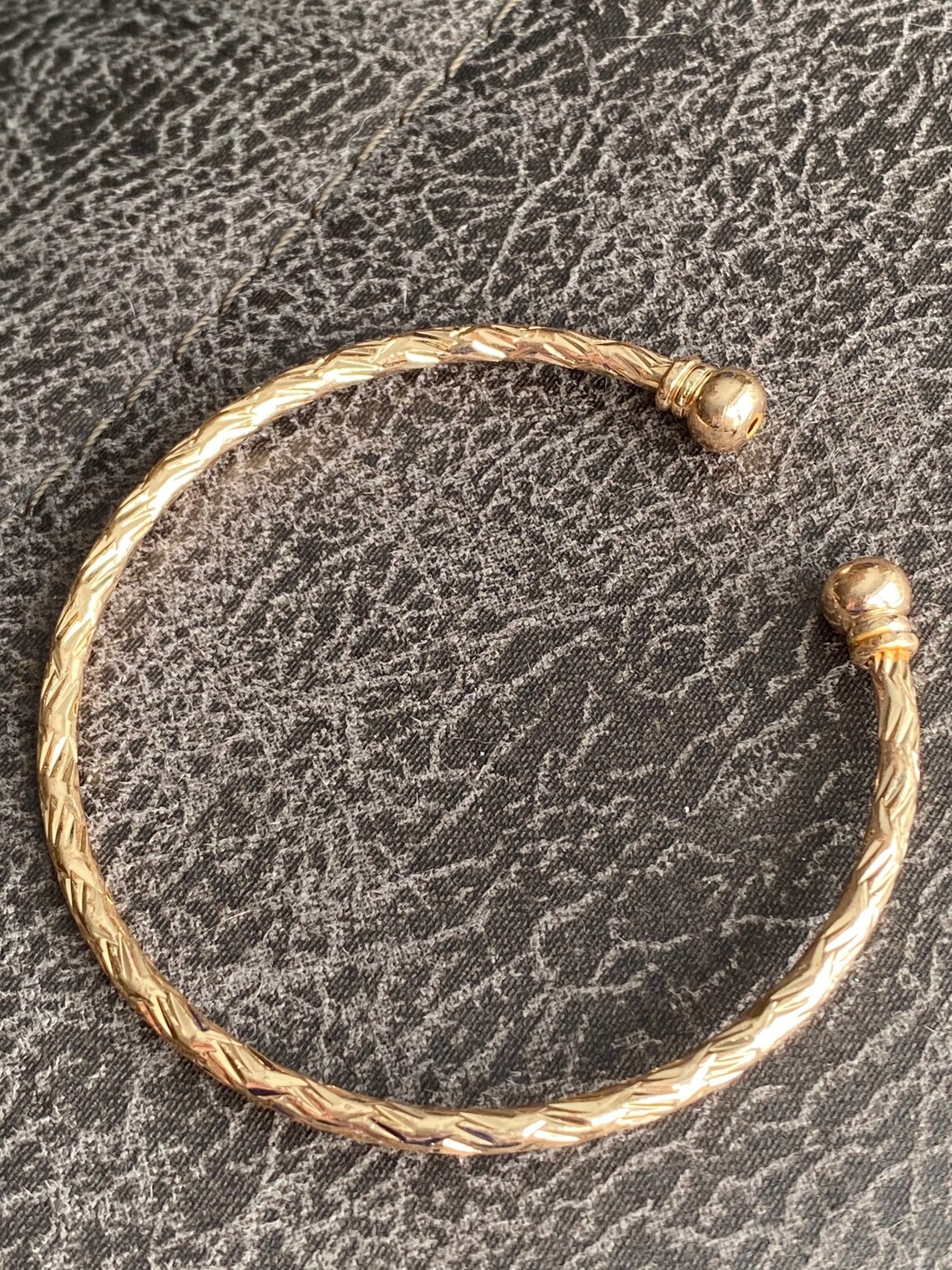 Open BANGLE gold bracelet bangleunisex bangle jewelry Etsy