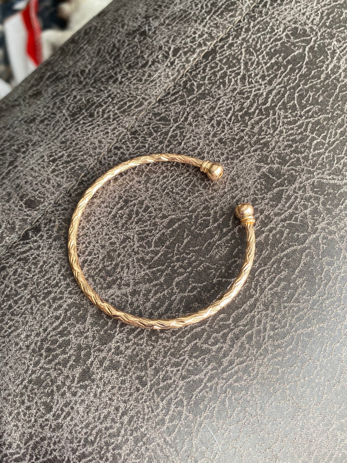 Open BANGLE gold bracelet bangleunisex bangle jewelry Etsy