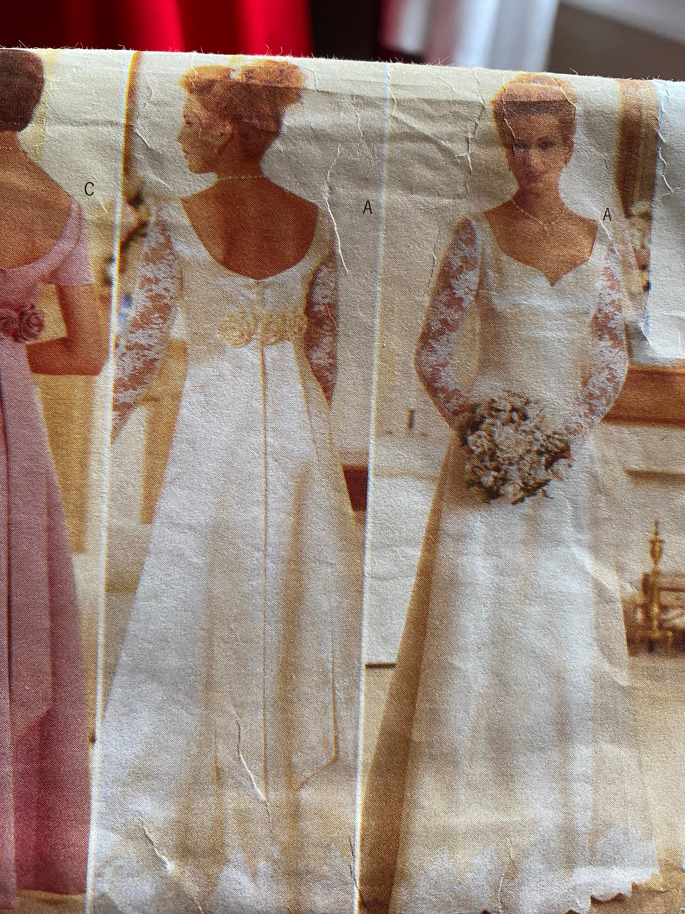 1996 VINTAGE DRESS Butterick 4772 patterns for PDF, vintage woman clothes sewing blueprints size 10, wedding vintage dress,wedding dress