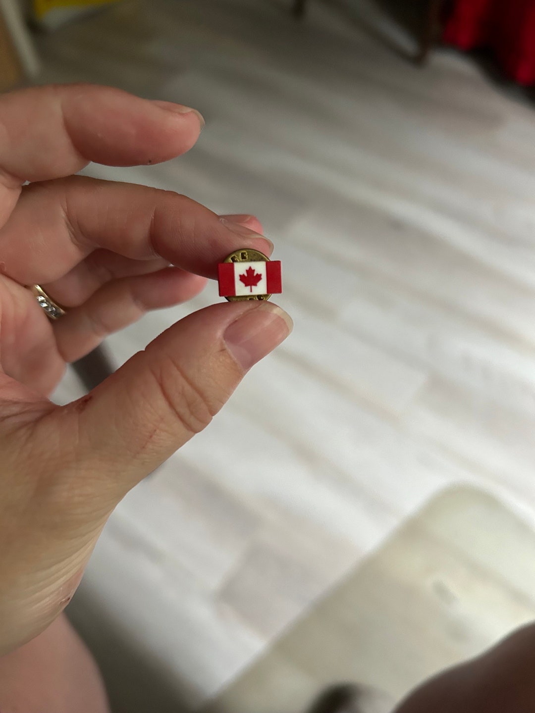 Canadian Flag Pin, Canada Day Gift, Gift for Him, Military Hat Pin ...