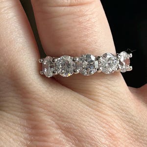 Anillo de plata de ley, talla 7 para mujer, anillo de plata de ley, anillos de boda apilables, joyería de viaje para bodas sureñas, anillo de boda nupcial