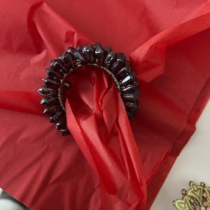 Rot Serviettenhalter, Vintage Tischservietten, Geschenk für Ihn, Einweihungsgeschenk, Vatertagsgeschenk, Serviettenringe, Geschenk für sie