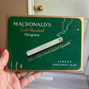 Estuche para tabaco, estuche para cigarrillos, organizador de bolsos, estuche para tabaco, estuche para tabaco vintage, tabaco vintage, regalo para el día del padre, tarjeta de crédito comercial