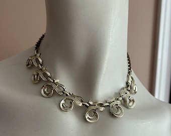 Art DECO choker necklace, vintage choker, gold choker, gift for her, GOLD necklace, gold jewelry, birthday gift, Christmas jewelry