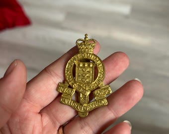 Britse Leger Honi Soit Qui Mal Y Pense Cap Badge - Queens Crown - 7 X 4 - Foto 10