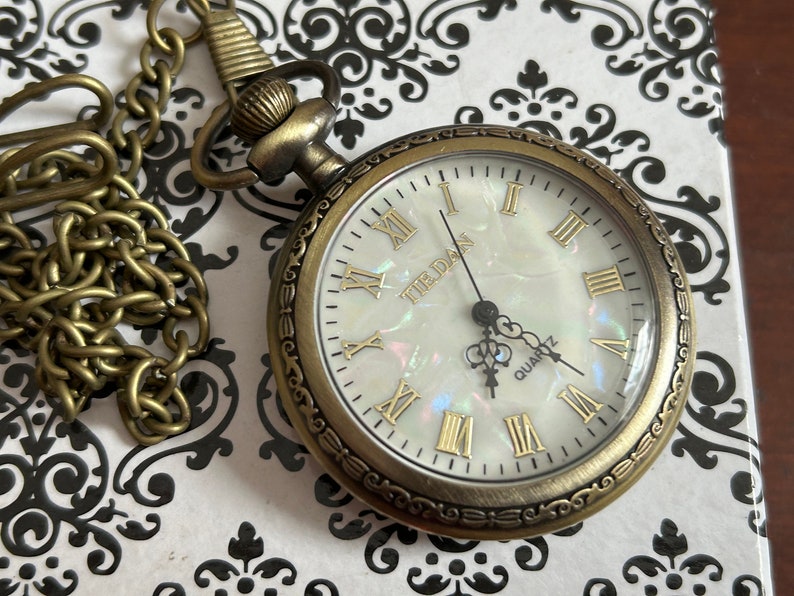 Vintage antique brass POCKET WATCH, vintage soldier, engraved U.S nautical, anniversary gift for father day, antique compass, ashley3535 image 1