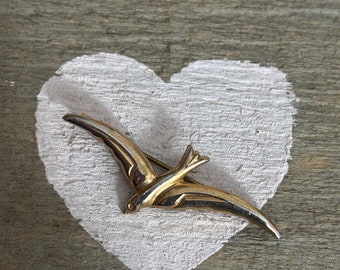 swallow CORO bird BROOCH, sixties retro BIRD brooch, bird jewelry, bird lover gift, mother day gift, bird pin brooch, bird gift