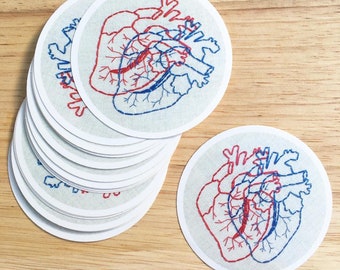 Dual hearts sticker