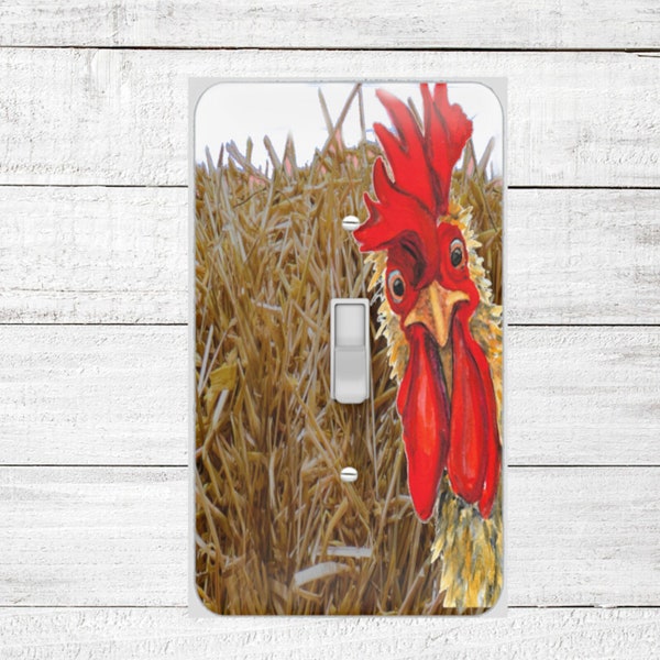 ROOSTER KTCHEN Home Wall Decor Lght Swtch Plates and Outlets - Etsy