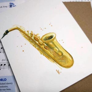 "Geburtstagskarte ""Music Love"""