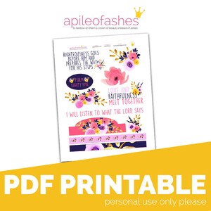 Psalms 85 - Digital Bible Journaling Download