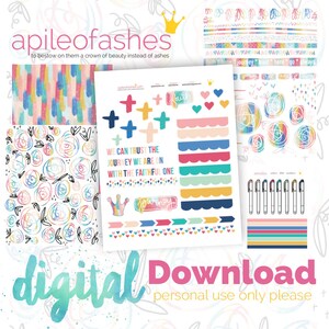 Journey Bible Journaling Printable, Bible Journaling Digital Download
