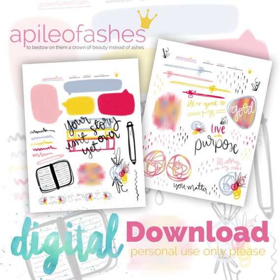 Story Digital Download Printable Bible Journaling Margin - Etsy