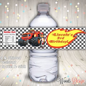 Blaze and the Monster Machines, Personalized, Custom, 12 Blaze Birthday ...