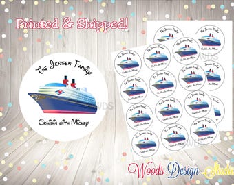 Disney Cruise Sticker Exchange Stickers Fish Extender Gift Stickers Cruise Door Gifts Disney Cruise Favor Stickers Printed and Shipped