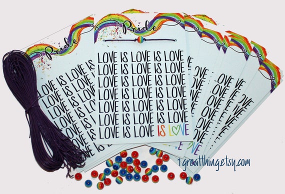 Pride Rainbow Wish Bracelet Wedding Favor Party Favor Or Etsy