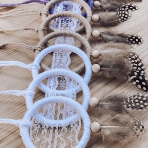 Mini Boho Dreamcatchers, Favores de boda, Favores de fiesta, Tiny Dreamcatchers, Regalos de fiesta de bodas, Favores de boda Boho