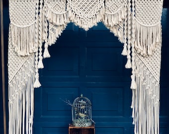 Boho Macrame Wedding Backdrop