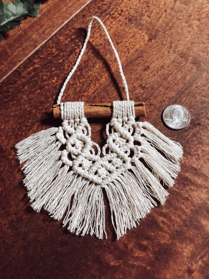 Tiny Macrame Mini Boho Macrame Party Favors Wedding Favors Bohemian Wedding Favors Wedding Party Gifts Ornaments