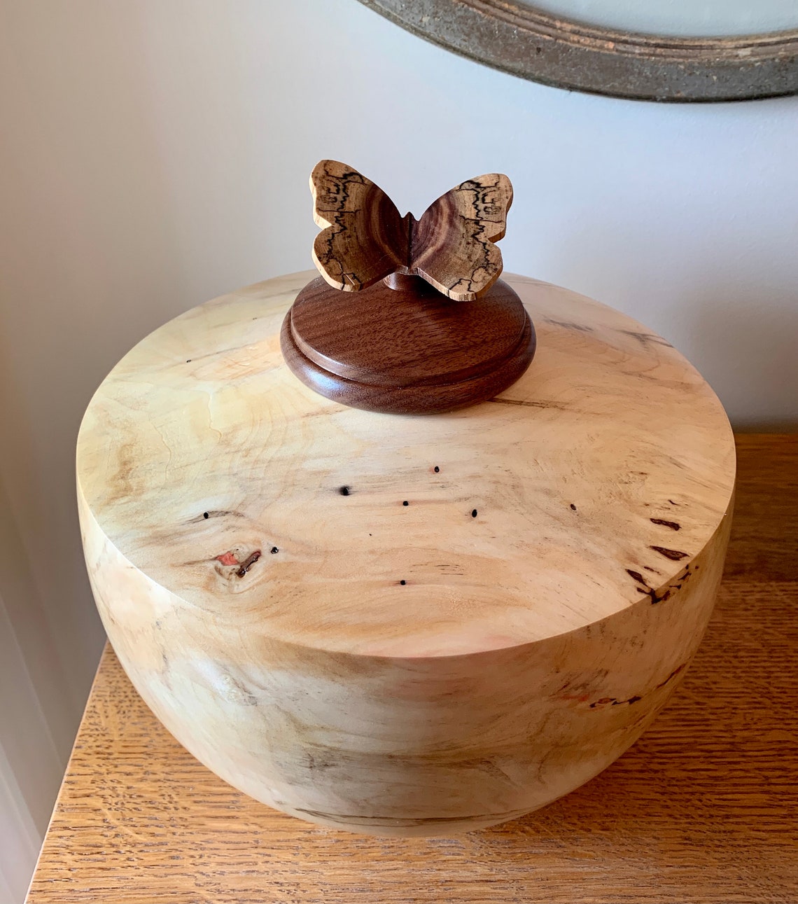 Urna de cremación individual para cenizas caja torcí a mano | Etsy