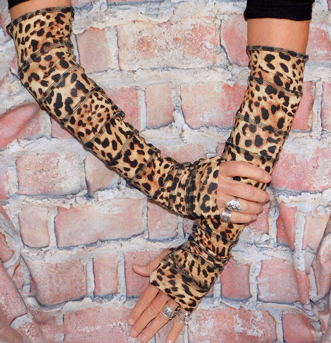 Wool Free Arm Warmer Fingerless Gloves Festival Gear Hippie Etsy