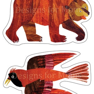 Brown Bear Brown Bear wall decorations PRINTABLE