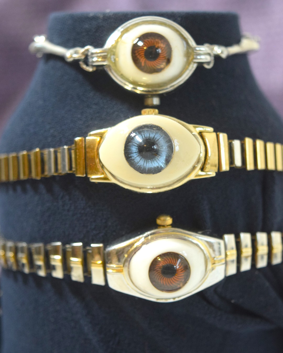 Altered Watch Eye Candy Braceletaltered Jewelry Art Etsy