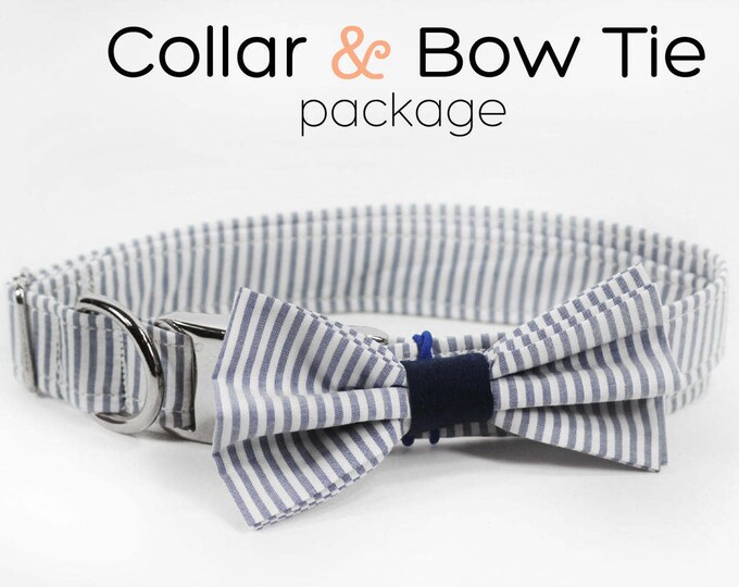 matching dog bow tie