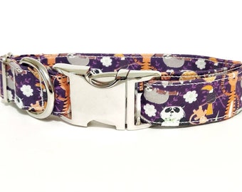 Animal Zoo Panda Tiger Sloth dog collar - "Zoo Party"