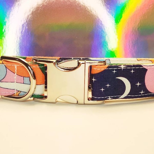 Dog Collar Moon Etsy