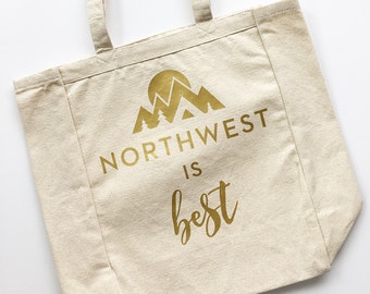 Northwest is Best // Canvas Tote