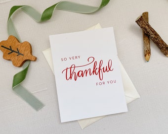 So Very Thankful For You card // Fall 2022 Greeting Card