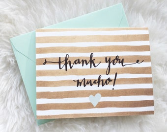 Thank you mucho! // Thank You Card