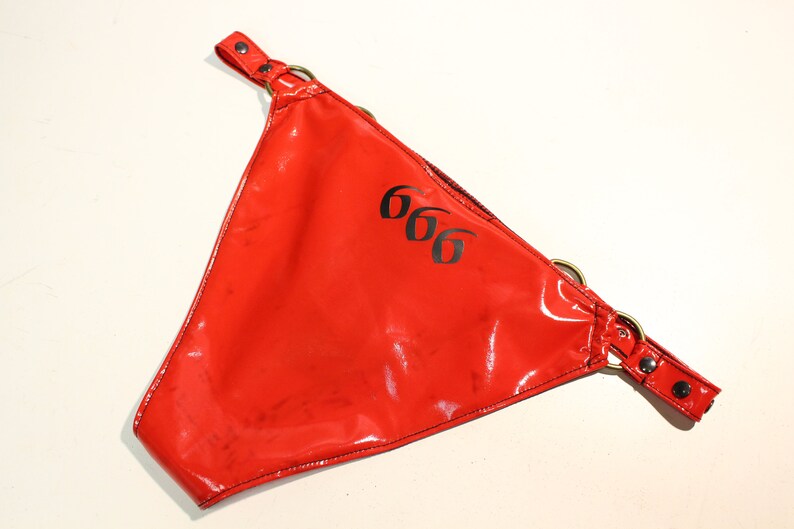 High Shiny Vinyl Bikini Occultfashion Occultwear Etsy