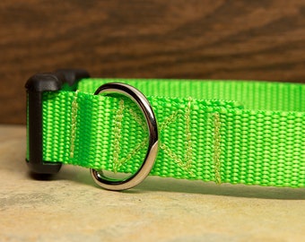 Lime Green Dog Collar