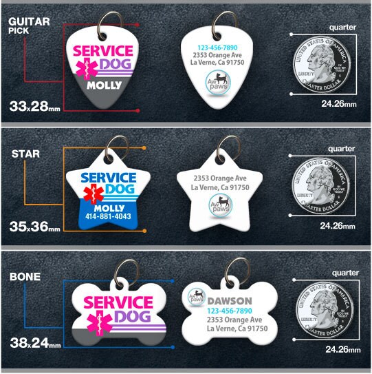 Service Dog Collar and ID Tag Etsy