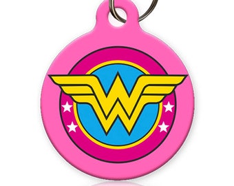 Wonder Woman  - PET ID TAGS