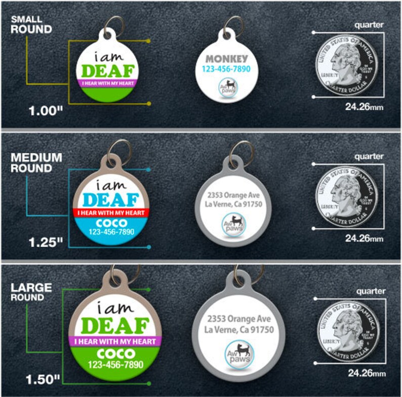 deaf dog id tags