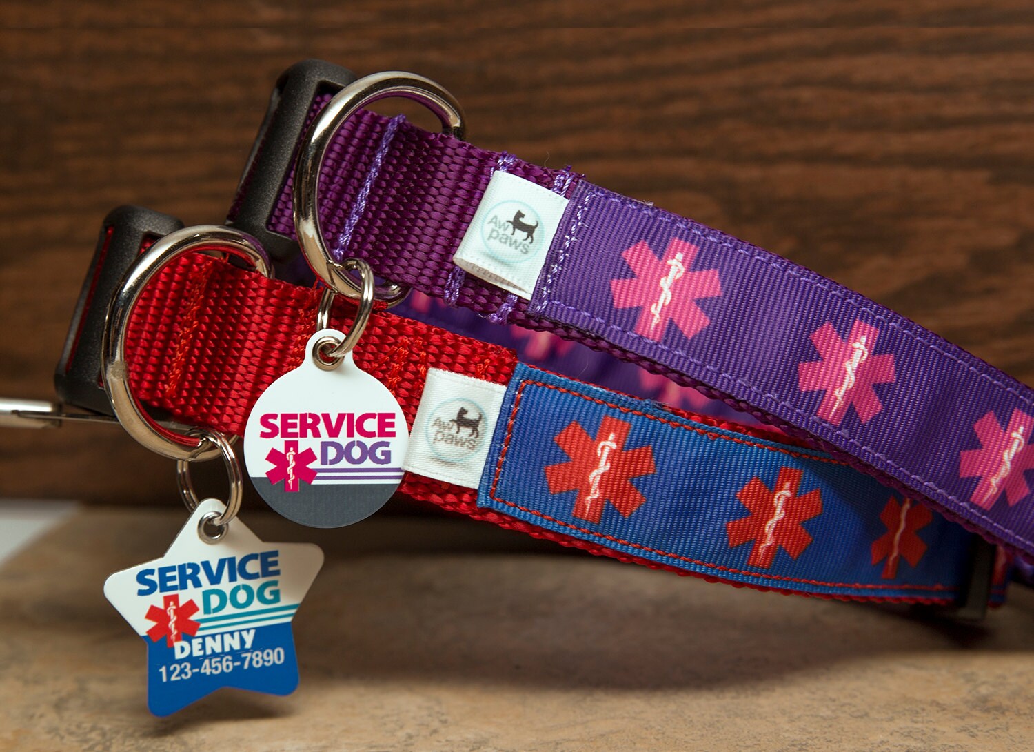 Service Dog Collar and ID Tag Etsy