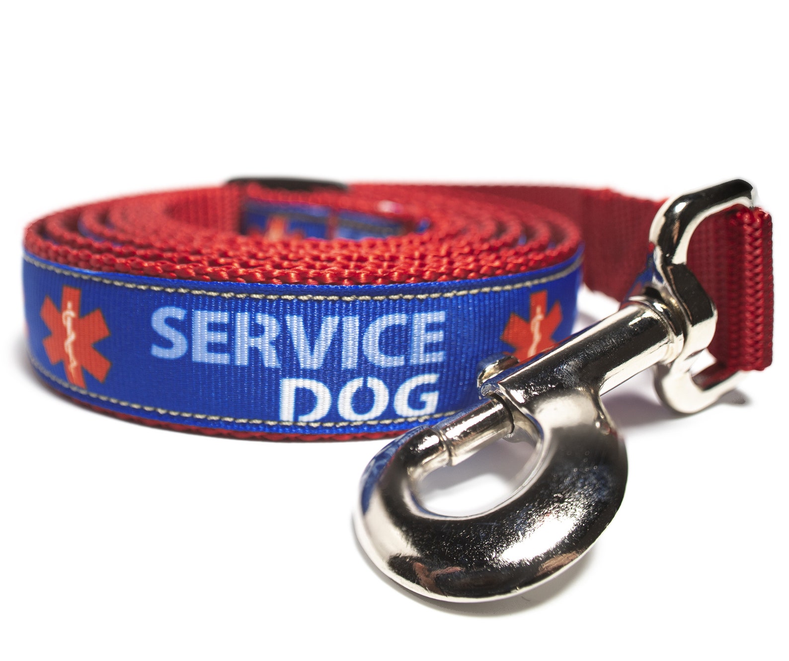 Service Dog Pet ID Tag Collar and Dog Leash Set Etsy