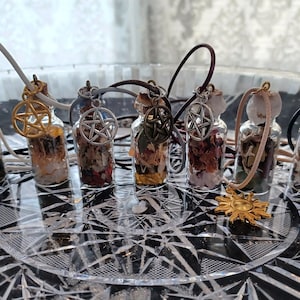 Spell Bottle Necklaces